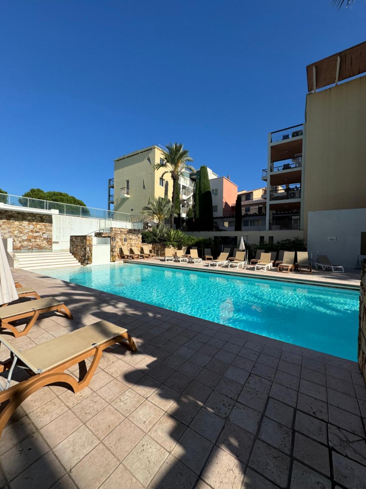 Apartamento Antibes Port - Terrasse - Parking - Piscine Exterior foto